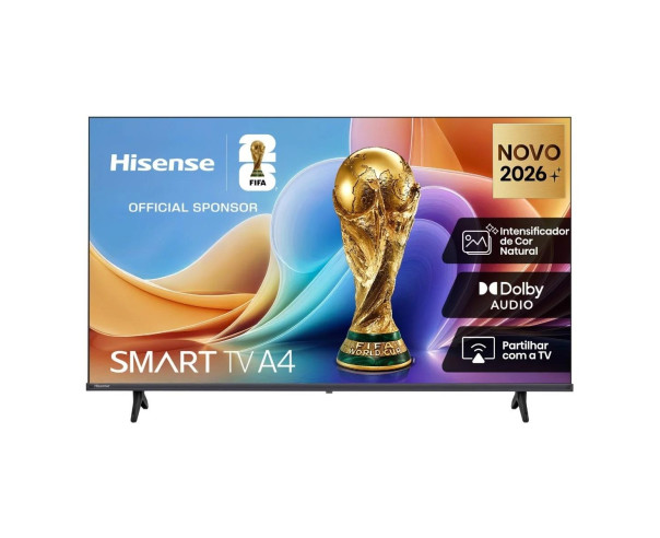 HISENSE - LED Smart TV Full HD 40A4S – 40 a 64 Polegadas – stockin.pt