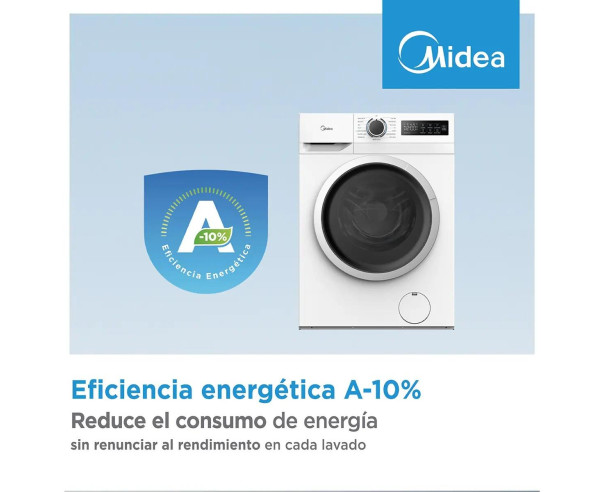 MIDEA - Máq. Lavar Roupa Branca MF110W90BA10W-ES 153920000 – Lavar Roupa – stockin.pt