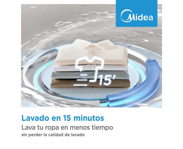 MIDEA - Máq. Lavar Roupa Branca MF110W90BA10W-ES 153920000 – Lavar Roupa – stockin.pt
