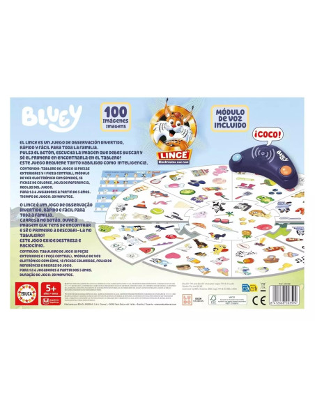 EDUCA - Lince Bluey Eletrónico 20359 – Didáticos – stockin.pt