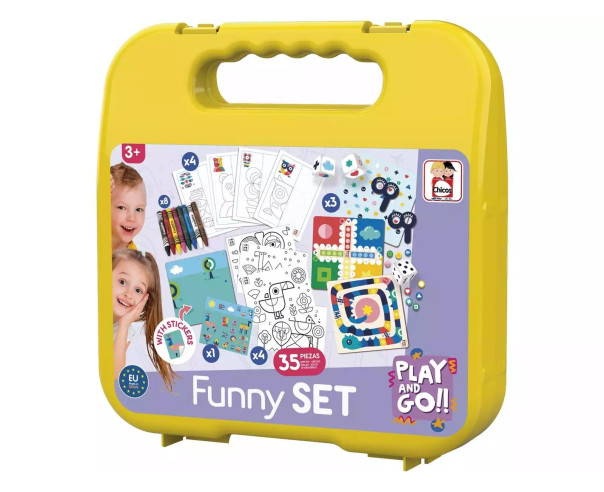 NINCO - Maleta Funny Set Play and Go 87106 – Didáticos – stockin.pt