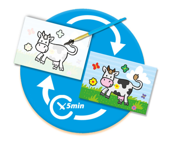 NINCO - Meu Primeiro Colorir com Água os Animais da Quinta S14455 – Didáticos – stockin.pt