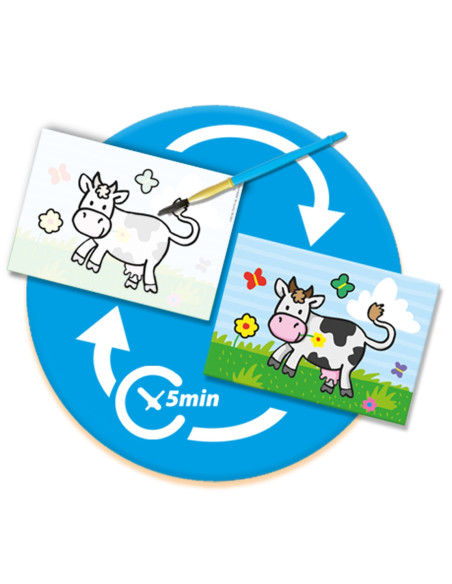 NINCO - Meu Primeiro Colorir com Água os Animais da Quinta S14455 – Didáticos – stockin.pt