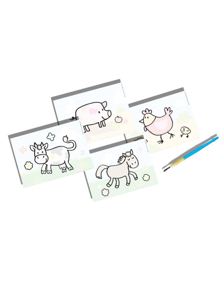 NINCO - Meu Primeiro Colorir com Água os Animais da Quinta S14455 – Didáticos – stockin.pt