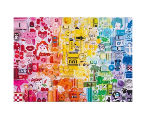 EDUCA - Puzzle 500 Colagem de Cores 20543 – Adultos – stockin.pt