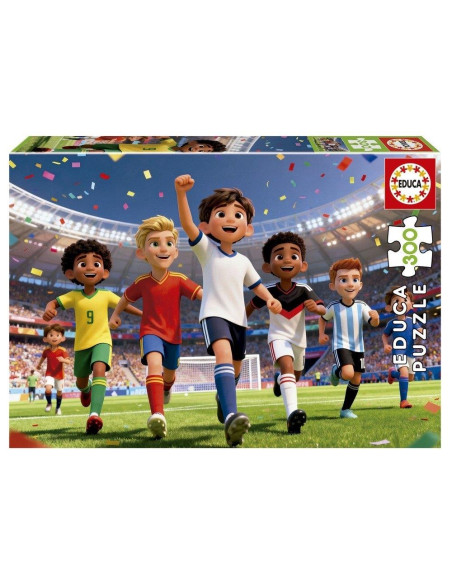 EDUCA - Puzzle 300 Mundo do Futebol 20495 – Infantis – stockin.pt