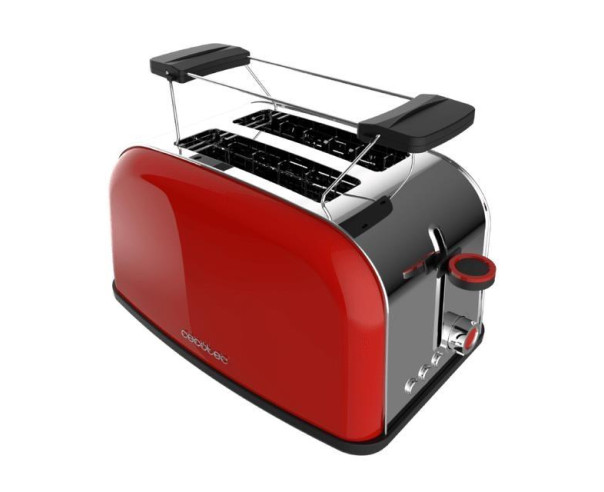 CECOTEC - Torradeira Toastin time 850 Red 4815 – Torradeiras – stockin.pt