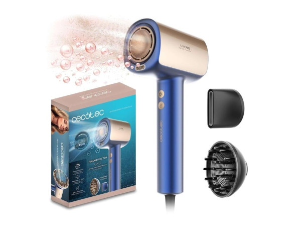 CECOTEC - Secador de Cabelo IoniCare Nano Plasma Blue A01EU01101439 – Secar – stockin.pt