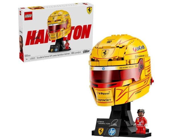 LEGO - Capacete Scuderia Ferrari HP de Lewis Hamilton 43022 – Editions – stockin.pt