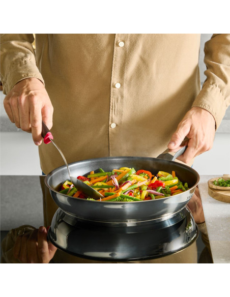 TEFAL - Frigideira Emotion Indução 24cm E3270444 – Frigideiras e Grelhadores – stockin.pt