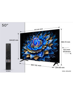 TCL - QLED Smart Google TV 4K 50T69C – 40 a 64 Polegadas – stockin.pt 2