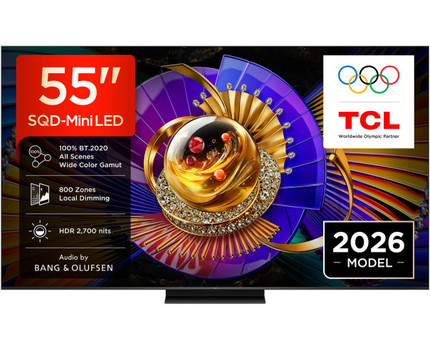 TCL - SQD-MINILED Smart GoogleTV B&O Sound 55C7L – 40 a 64 Polegadas – stockin.pt