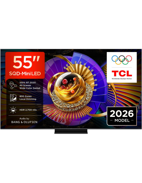 TCL - SQD-MINILED Smart GoogleTV B&O Sound 55C7L – 40 a 64 Polegadas – stockin.pt