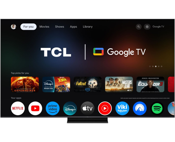 TCL - SQD-MINILED Smart GoogleTV B&O Sound 55C7L – 40 a 64 Polegadas – stockin.pt