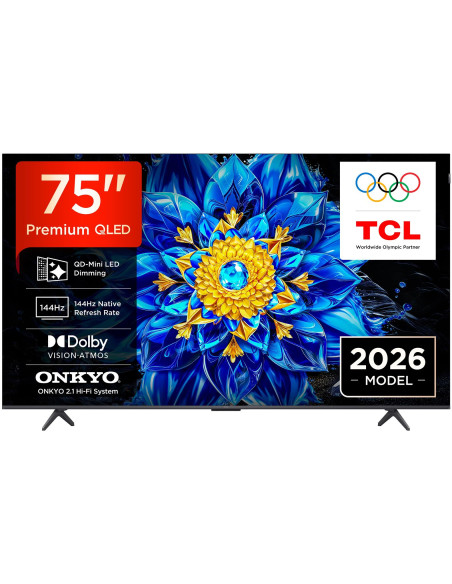 TCL - QD-MiniLED Smart Google TV 4K 75P8L – 75 a 100 Polegadas – stockin.pt