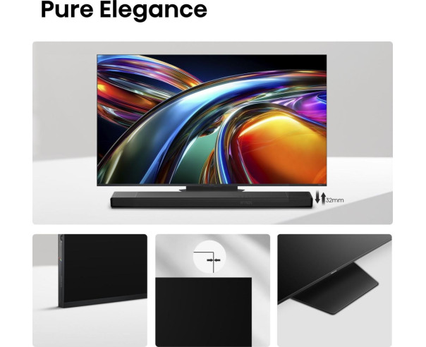 HISENSE - RGB-MiniLED Smart TV 4K 75UR9S – 75 a 100 Polegadas – stockin.pt