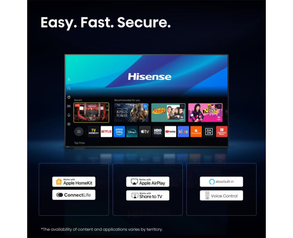 HISENSE - RGB-MiniLED Smart TV 4K 75UR9S – 75 a 100 Polegadas – stockin.pt