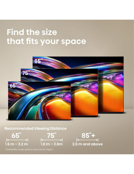 HISENSE - RGB-MiniLED Smart TV 4K 75UR9S – 75 a 100 Polegadas – stockin.pt