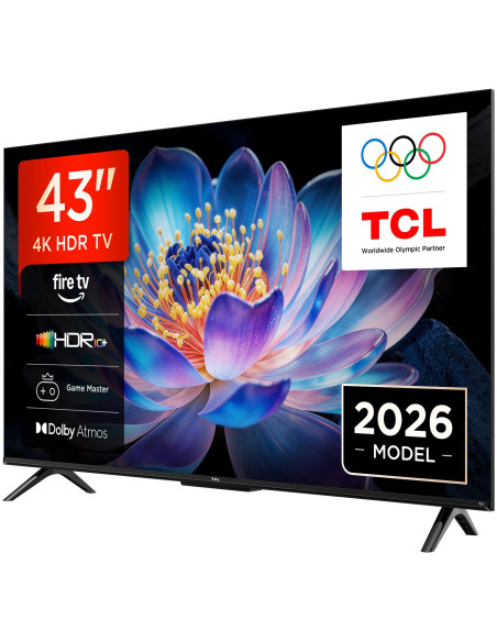 TCL - QLED Smart Fire TV 4K 43V6D – 40 a 64 Polegadas – stockin.pt