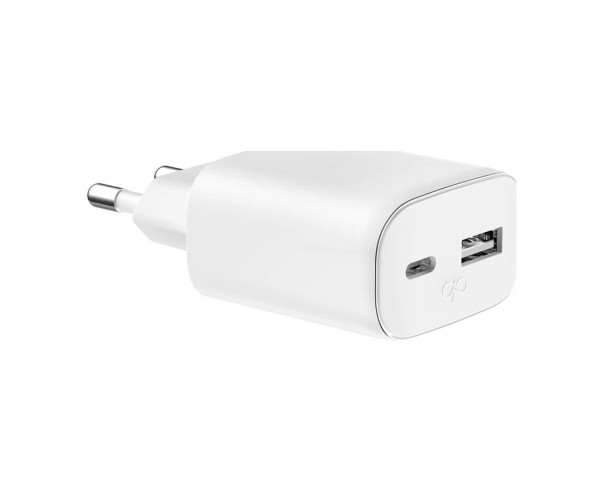 FORCE POWER - Carregador USB-C 45W Gan 1 USB-C USB-A Branco F153231 – Carregadores Parede – stockin.pt