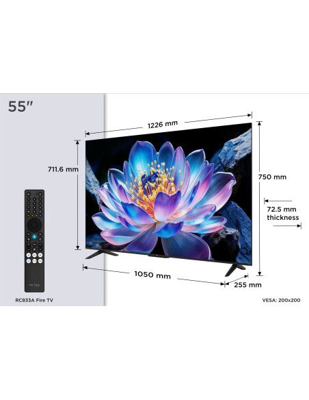 TCL - QLED Smart Fire TV 4K 55V6D – 40 a 64 Polegadas – stockin.pt