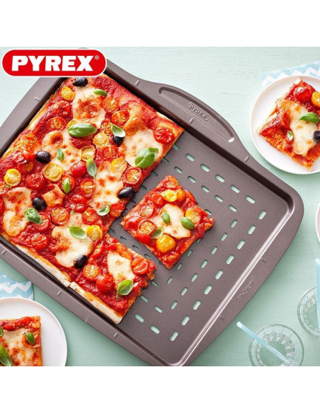 PYREX - Bandeja Retangular para Pizza 37cm AS37BZ07646 – Artigos para Forno – stockin.pt