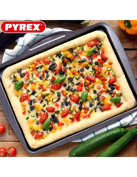 PYREX - Bandeja Retangular para Pizza 37cm AS37BZ07646 – Artigos para Forno – stockin.pt