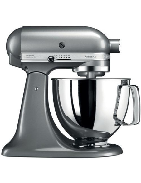 KITCHENAID - Robot de Cozinha Artisan 4,8L Cinzento 5KSM125ECU – Robots e Processadores – stockin.pt