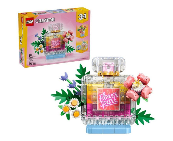 LEGO - Frasco de Perfume com Decoração Floral 31383 – Creator 3in1 – stockin.pt