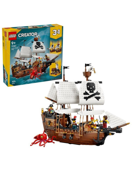 LEGO - Navio Pirata Icónico 31387 – Creator 3in1 – stockin.pt