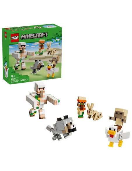 LEGO - Ataque no Deserto do Jóquei da Galinha 21592 – Minecraft – stockin.pt