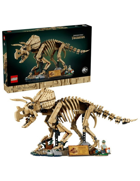 LEGO - Fósseis de Dinossauros Triceratops 77985 – Jurassic World – stockin.pt