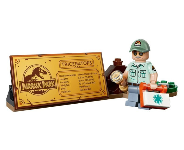LEGO - Fósseis de Dinossauros Triceratops 77985 – Jurassic World – stockin.pt