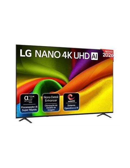 LG - Smart TV 85 NANO LED AI 4K WebOS26 85NU850B6LA.AEU – 75 a 100 Polegadas – stockin.pt