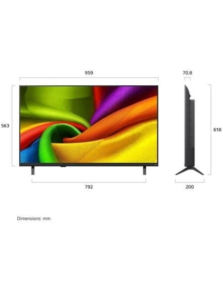 LG - Smart TV 43 NANO LED AI 4K WebOS26 43NU850B6LA.AEU – 40 a 64 Polegadas – stockin.pt