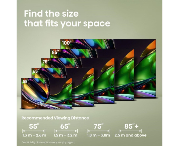 HISENSE - RGB-MiniLED Smart TV 55 4K 180Hz Som 2.1.2 55UR8S – 40 a 64 Polegadas – stockin.pt